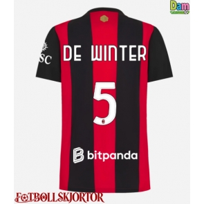 AC Milan Koni De Winter #5 Hemmatröja Dam 2026-27 Kortärmad